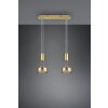 Trio-Leuchten Franklin Hanglamp LED Messing, 2-lichts