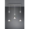 Trio-Leuchten Franklin Hanglamp LED Nikkel mat, 3-lichts