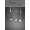 Trio-Leuchten Franklin Hanglamp LED Nikkel mat, 3-lichts