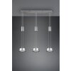 Trio-Leuchten Franklin Hanglamp LED Nikkel mat, 3-lichts