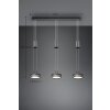 Trio-Leuchten Franklin Hanglamp LED Antraciet, 3-lichts