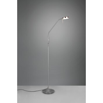 Trio-Leuchten Monza Staande lamp LED Nikkel mat, 1-licht
