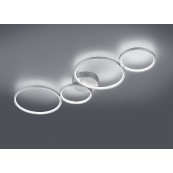 Trio-Leuchten Rondo Plafondlamp LED Zilver, 1-licht