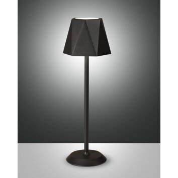 Fabas-Luce KATY Tafellamp LED Zwart, 1-licht