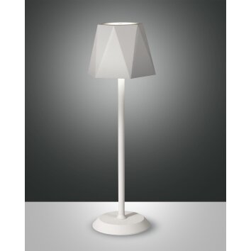 Fabas-Luce KATY Tafellamp LED Wit, 1-licht