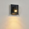 Saeter Buiten muurverlichting LED Zwart, 1-licht