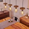 Hodne Hanglamp Natuurlijke kleuren, Zwart, 4-lichts