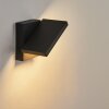 Lyckan Buiten muurverlichting LED Zwart, 1-licht, Bewegingsmelder