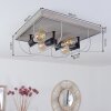 Hodne Plafondlamp Grijs, Natuurlijke kleuren, Zwart, 4-lichts