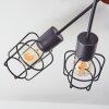 Loedingen Plafondlamp Zwart, 5-lichts