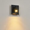 Saeter Buiten muurverlichting LED Zwart, 1-licht, Bewegingsmelder