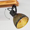 Racolo Plafondlamp Hout donker, 4-lichts
