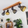 Racolo Plafondlamp Hout donker, 4-lichts