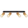 Globo ANGELINE Plafondlamp Zwart, 4-lichts