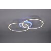 Reality Arribo Plafondlamp LED Titan, 3-lichts, Afstandsbediening, Kleurwisselaar