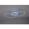 Reality Arribo Plafondlamp LED Titan, 3-lichts, Afstandsbediening, Kleurwisselaar