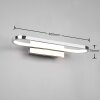 Trio-Leuchten Gianni Muurlamp LED Chroom, 1-licht