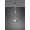 Trio-Leuchten Franklin Hanglamp LED Nikkel mat, 1-licht