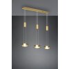 Trio-Leuchten Franklin Hanglamp LED Messing, 3-lichts