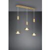 Trio-Leuchten Franklin Hanglamp LED Messing, 3-lichts