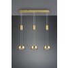 Trio-Leuchten Franklin Hanglamp LED Messing, 3-lichts