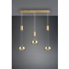 Trio-Leuchten Franklin Hanglamp LED Messing, 3-lichts
