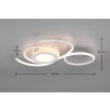 Trio-Leuchten Jive Plafondlamp LED Wit, 1-licht, Afstandsbediening