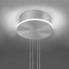 Paul-Neuhaus Q-ETIENNE Hanglamp LED Staal geborsteld, 2-lichts, Afstandsbediening