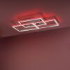 Paul-Neuhaus HELIX Plafondlamp LED Aluminium, 6-lichts, Afstandsbediening