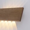 Paul-Neuhaus PALMA Muurlamp Grijs, Hout licht, 10-lichts