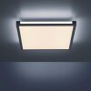Leuchten-Direkt MARIO Plafondlamp LED Zwart, 1-licht, Afstandsbediening, Kleurwisselaar