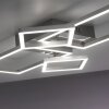 Leuchten-Direkt IVEN Plafondlamp LED Staal geborsteld, 2-lichts