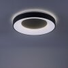 Leuchten-Direkt LOLAsmart-ANIKA Plafondlamp LED Antraciet, 1-licht, Afstandsbediening, Kleurwisselaar