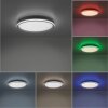 Leuchten-Direkt GALACTICA Plafondlamp LED Wit, 1-licht, Afstandsbediening, Kleurwisselaar
