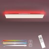Leuchten-Direkt GUSTAV Plafondlamp LED Wit, 1-licht, Afstandsbediening, Kleurwisselaar