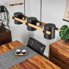 Rebbenas Hanglamp Zwart, 3-lichts