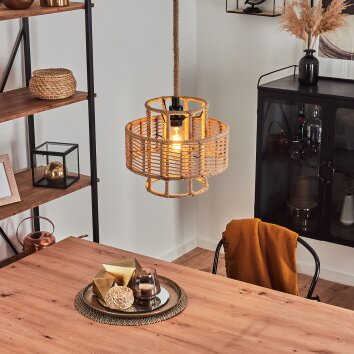 Riekje Hanger Bruin, Zwart, 1-licht