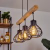 Pila Hanglamp Natuurlijke kleuren, Zwart, 3-lichts