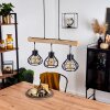 Pila Hanglamp Natuurlijke kleuren, Zwart, 3-lichts