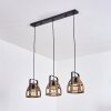 Cailara Hanglamp Natuurlijke kleuren, Zwart, 3-lichts