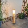 Tise Padverlichting Bruin, houtlook, 2-lichts