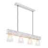 Globo CHARLY Hanger Hout licht, 4-lichts