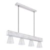 Globo CHARLY Hanger Hout licht, 4-lichts
