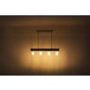 Globo CHARLY Hanger Hout licht, 4-lichts