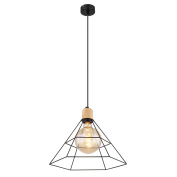 Globo HELENE Hanger Zwart, 1-licht