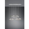 Trio-Leuchten Morrison Hanglamp LED Nikkel mat, 1-licht
