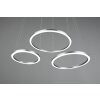 Trio-Leuchten Morrison Hanglamp LED Nikkel mat, 1-licht