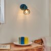 Builako Muurlamp Blauw, Zwart, 1-licht