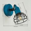Builako Muurlamp Blauw, Zwart, 1-licht