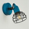 Builako Muurlamp Blauw, Zwart, 1-licht